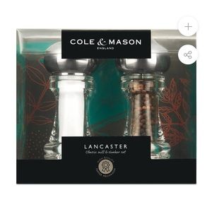 Cole and Mason Lancaster salt & pepper shaker mill set
